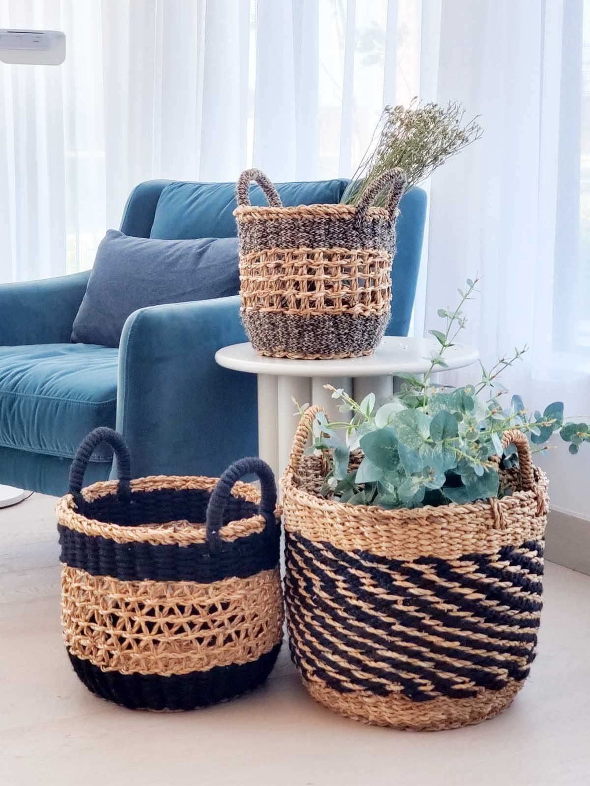 Ula Mesh Basket - Black - SwagglyLife Home & Fashion